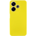 Чехол для Xiaomi Redmi 13 4G/Poco M6 4G Getman TPU Liquid Silk Желтый/Flash