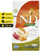 Сухой корм для кошек Farmina N&D Grain Free Pumpkin Adult Утка, тыква и дыня
