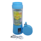 Блендер Smart Juice Cup Fruits USB Голубой 2 ножа 380 мл