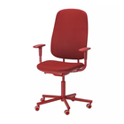 Офісне крісло SMORKULL IKEA 605.034.37 червоний