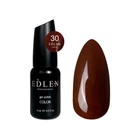 Гель-лак Edlen Color 30, сливово-коричневый, 9 мл
