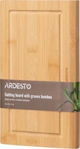 Доска кухонная с желобом ARDESTO Midori 25х16х1.5 см бамбук (AR1425BM)