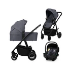 Коляска Lionelo 3 в 1 AMBER PLUS 3IN1 GREY GRAPHITE (m451998)