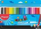 Фломастеры Maped Color Peps Ocean 24 цвета 24 шт (MP.845722)