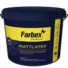 Краска акриловая латексная Farbex Mattlatex моющаяся 14кг