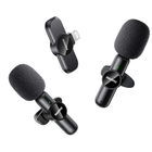 Бездротовий подвійний мікрофон петличний Remax K10 Ryusic Series One-to-Two Lightning