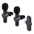 Бездротовий подвійний мікрофон петличний Remax K10 Ryusic Series One-to-Two Type-C
