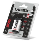 Акумулятор крона Videx 6HR61 300mAh