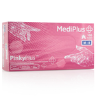 Перчатки нитриловые MEDIPLUS PinkyPlus PINK неопудренные, размер М, 100 шт