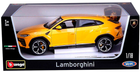 Модель Bburago Lamborghini Urus 1:18 Жовта (18-11042Y) (4893993010929)