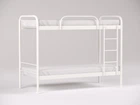 Двухъярусная кровать Метакам Relax Duo-1 металлическая 200x90 см Белый Глянец