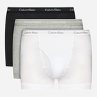 Zestaw majtek męskich typu bokserki Calvin Klein Underwear Trunk 3Pk 000NB1893A-MP1 S 3 szt Czarny/Biały/Szary (8719115129347)