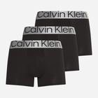 Zestaw majtek męskich typu bokserki bawełnianych Calvin Klein Underwear 000NB3130A-7V1 S 3 szt Czarny (8719855387229)