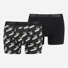 Набір трусів-боксерів чоловічих 2 шт Puma Men Aop Boxer 2P 93505401 M Чорний (8720245044943)