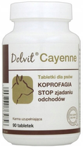 Tabletki dla psów Dolfos Dolvit Cayenne stop zjadaniu odchodów 90 tabletek (5902232645484)