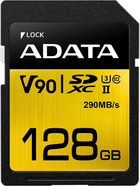 Karta pamięci ADATA Premier One SDXC 128GB Class 10 UHS-II U3 V90 (ASDX128GUII3CL10-C)