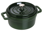 Каструля чавунна  Staub La Cocotte кругла зелена 2.2 л (3272341020857)