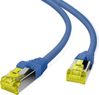 Патч-корд Helos S/FTP Cat 6a Ultra flex TPE 30 m Blue (4005938637638)