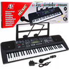 Keyboard Ramiz z mikrofonem taktometrem radiem USB i MP3 Czarny (5903864903133)