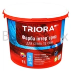 Фарба інтер'єрна TRIORA Для стель та стін акрилова 7 кг біла матова