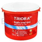 Фарба інтер'єрна TRIORA Для стель та стін акрилова 3,5 кг біла матова