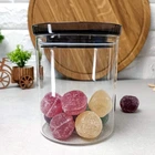 Стеклянная банка для хранения с пластиковой крышкой 700ml Ardesto
