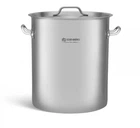 Кастрюля из нержавеющей стали с металлической крышкой большая EDENBERG 25,0 л