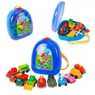 Набір машин "Транспорт Міні" 9253 (3) "Technok Toys", у рюкзаку