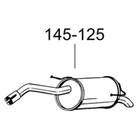 Глушитель задняя часть NISSAN MICRA 05- (145-125) BOSAL Bosal (145125)