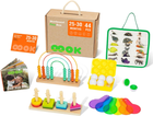 Pudełko edukacyjne Tooky Toy XXL Montessori 7w1 25-30 elementów (6976831550103)