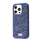 Чехол с блестками Wave Bling World Rock Diamond (TPU) для Apple iPhone 16 Blue Titanium