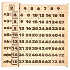 Линейка для обучения умножению (таблица умножения) 25х24 см (EW817544487)