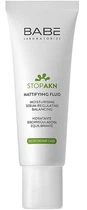 Матирующий увлажняющий флюид для жирной и проблемной кожи - Babe Laboratorios Stop AKN Microbiome Care Mattifying Fluid 50ml (1425505-28281049)