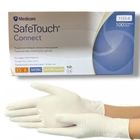 Латексные смотровые перчатки SafeTouch Connect (хлорированные) ХS-size, 100шт./уп. - 1123-А