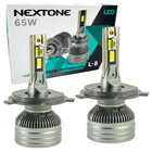 Автомобильные светодиодные LED лампы в фару головного света Nextone LED H4 6000K 14000Lm L8 12-32V 65W