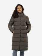 Пуховик зимовий жіночий Jack Wolfskin Frozen Palace Coat W 1204133-5719 M Коричневий (4064993904659)