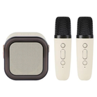 Портативная Bluetooth колонка K12 + 2 микрофона White