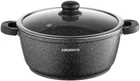 Каструля з кришкою Ardesto Gemini Anzio AR2454GE 26 см 5 л чорна