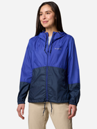 Kurtka wiatrówka damska sportowa z kapturem Columbia Flash Forward II Windbreaker 2116531516 S Niebieski/Granatowy (195982367620)