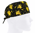 Медична шапочка чоловіча FloralScrubs універсальна принт Пікачу