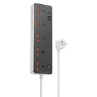 Сітковий підовжувач HOCO AC14A Rico 5-position socket(PD30W/1C3A) Black (6942007607179)