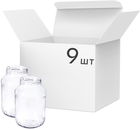 Упаковка банок для консервування PGP Glassworks ТО Твіст 1.5 л х 9 шт (ТВ000029098)