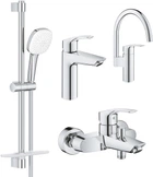 Набор смесителей GROHE Eurosmart UA123248M3 (23324003+33300003+26907003+33202003)