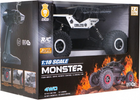 Pojazd Ramiz Crawler Monster zdalnie sterowany z ekstremalną jazdą 1:18 Srebrny (5903864950366)