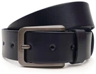 Мужской кожаный ремень Borsa Leather натуральная кожа синий 54700