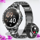 Смарт-часы женские Smart Fitonme Black с тонометром