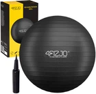 Мяч для фитнеса (фитбол) 4FIZJO 65 см Anti-Burst Black (P-5907739316349)