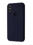 Чехол Premium Silicone Case Full для iPhone X/Xs midnight blue