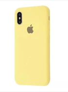 Чехол Premium Silicone Case Full для iPhone Xs Max mellow yellow
