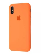 Чехол Premium Silicone Case Full для iPhone X/Xs papaya